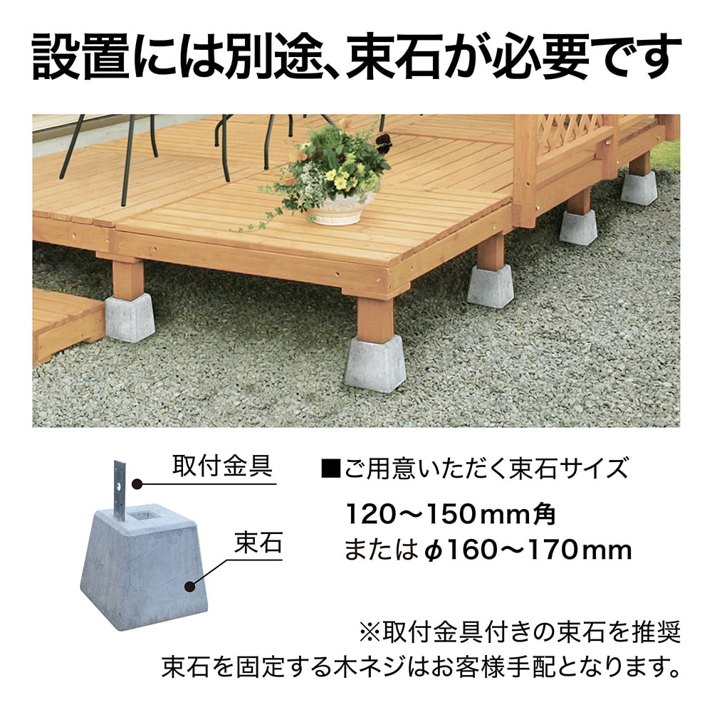 タカショー SDW-N10 システムデッキ 1.0坪 ナチュラル メーカー直送 タカショー システムデッキ 1.0坪 ナチュラル SDW-N10（直送品）