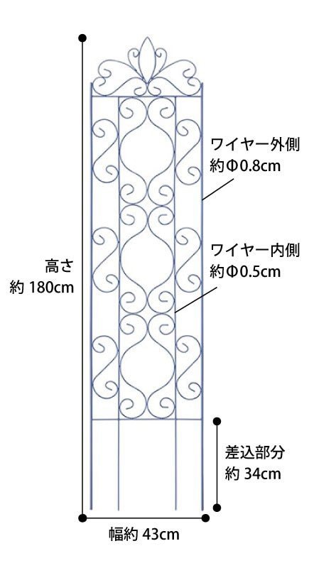 デザイントレリス スリム 1800 アジュール(ブルー) GSTR-RC17SB