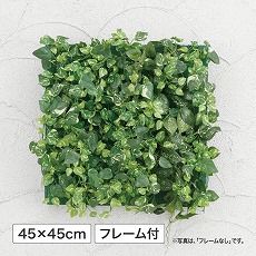 壁面アレンジB ミニポトス 45×45cm フレーム付 (人工植物) /A