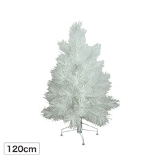 グリッターパイン ハーフツリー 120cm ホワイトパール /A