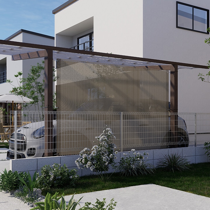 �J�[�|�[�g�T�C�h�V�F�[�h ���J 2.6×1.8m /A