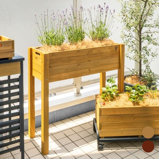 ベジテラストロリープランター キャスター付